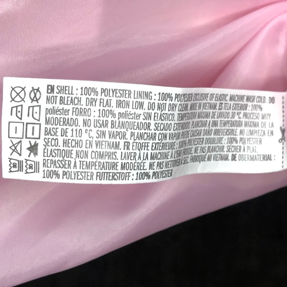 Pink floral windbreaker jacket - Picture 7 of 8